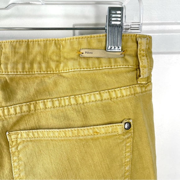 Anthropologie Pilcro and the Letterpress Mustard Yellow Skinny Jeans Size 28 - Picture 6 of 7